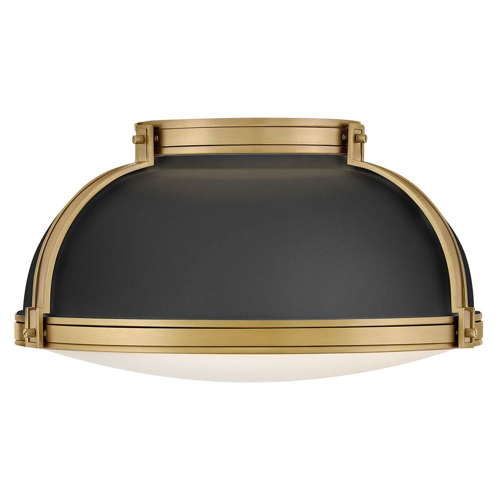 Hinkley Lighting 46353BK-LCB Black Medium Flush Mount Image 3