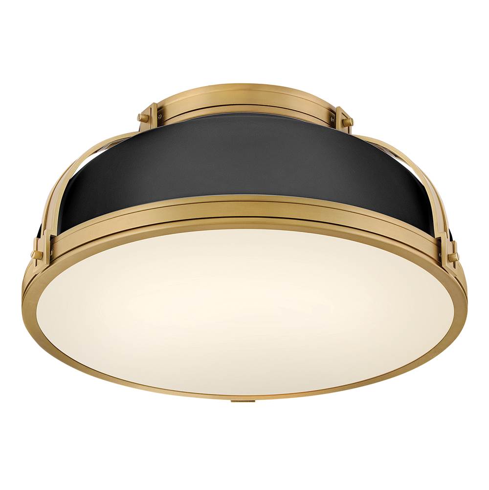 Hinkley Lighting 46353BK-LCB Black Medium Flush Mount Image 2