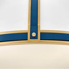 Hinkley Lighting 46353GW-LCB Gloss White Medium Flush Mount Image 4