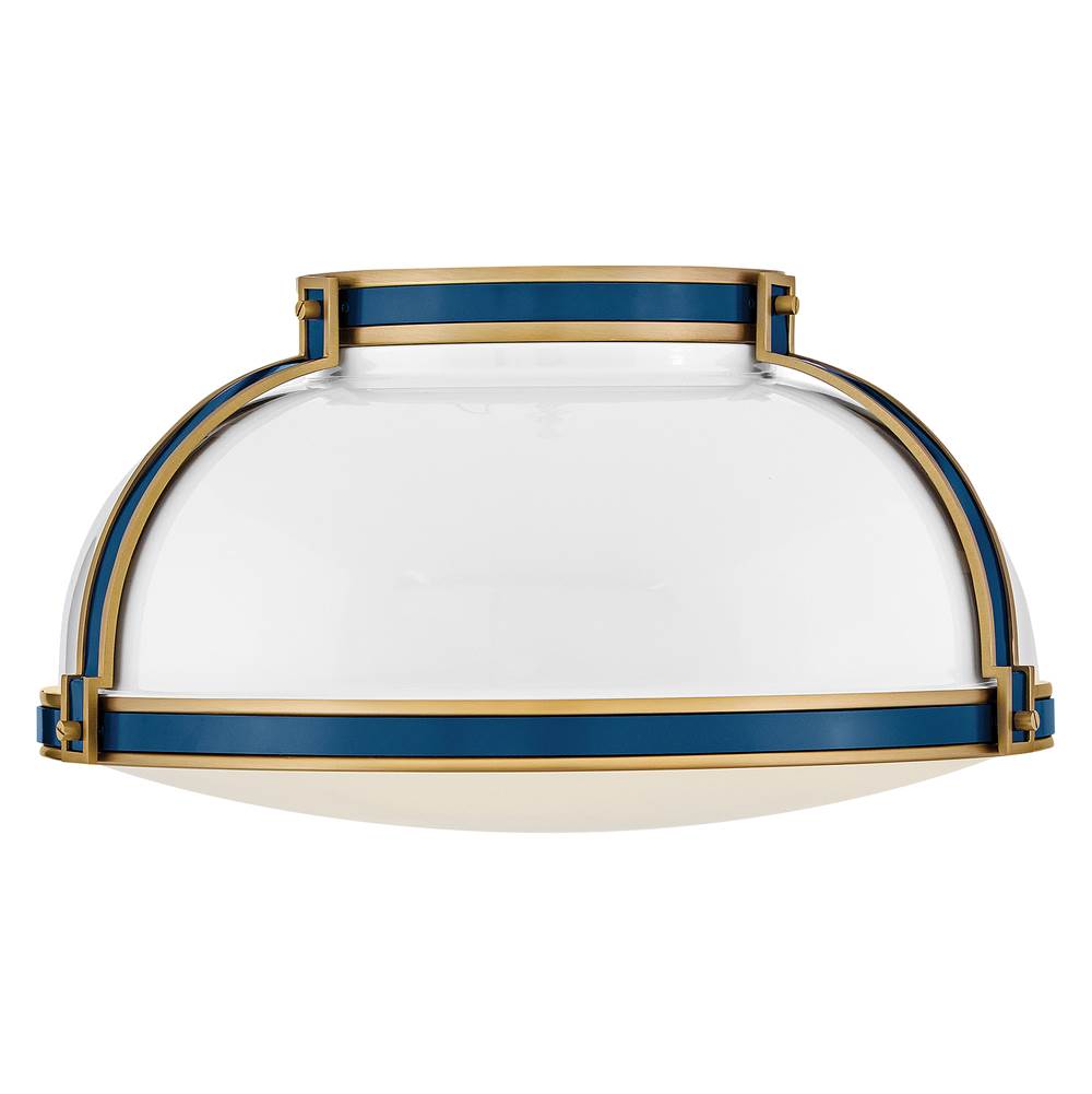Hinkley Lighting 46353GW-LCB Gloss White Medium Flush Mount Image 3