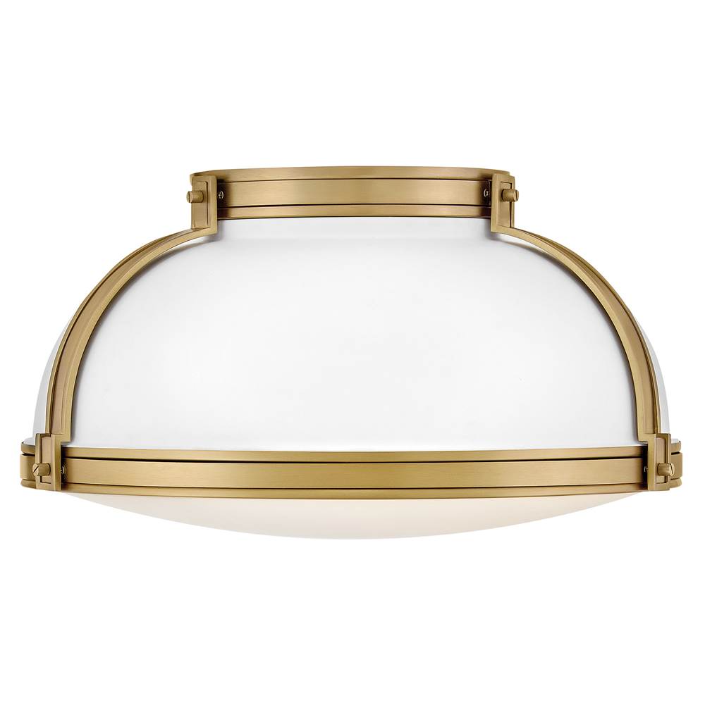 Hinkley Lighting 46353MW-LCB Matte White Medium Flush Mount Image 3
