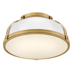 Hinkley Lighting 46353MW-LCB Matte White Medium Flush Mount Image 2