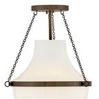 Hinkley Lighting 46891HZ Heritage Bronze Medium Semi-flush Mount Image 4