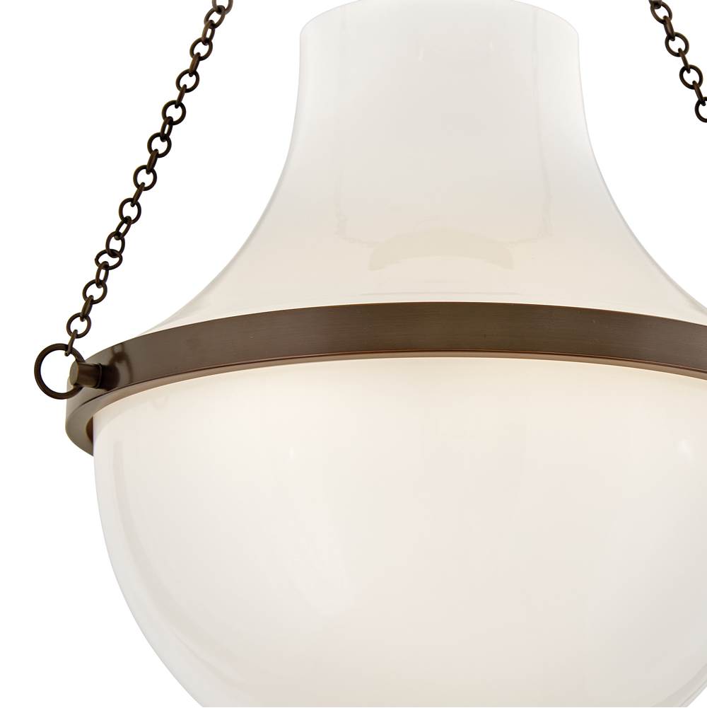 Hinkley Lighting 46891HZ Heritage Bronze Medium Semi-flush Mount Image 3