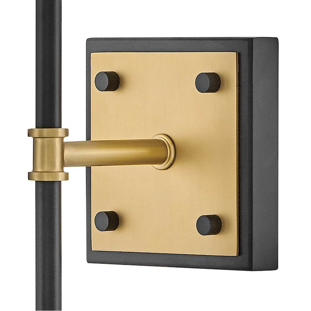 Hinkley Lighting 46950BK-LCB Black Medium Sconce Image 7