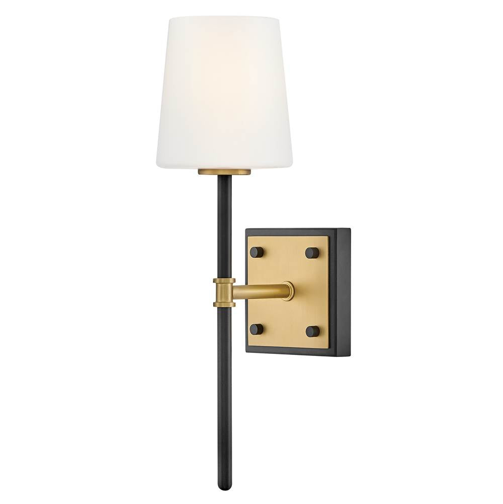 Hinkley Lighting 46950BK-LCB Black Medium Sconce Image 6