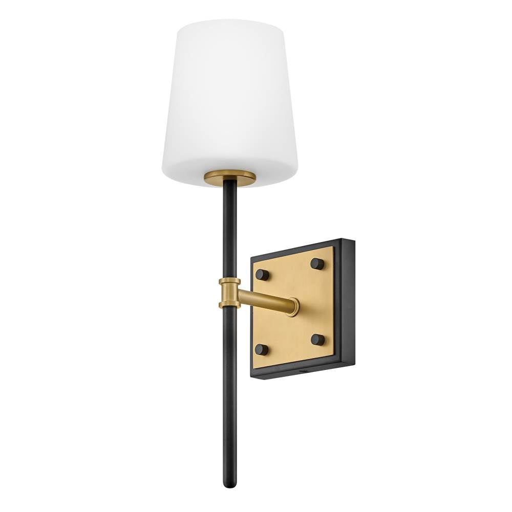 Hinkley Lighting 46950BK-LCB Black Medium Sconce Image 5