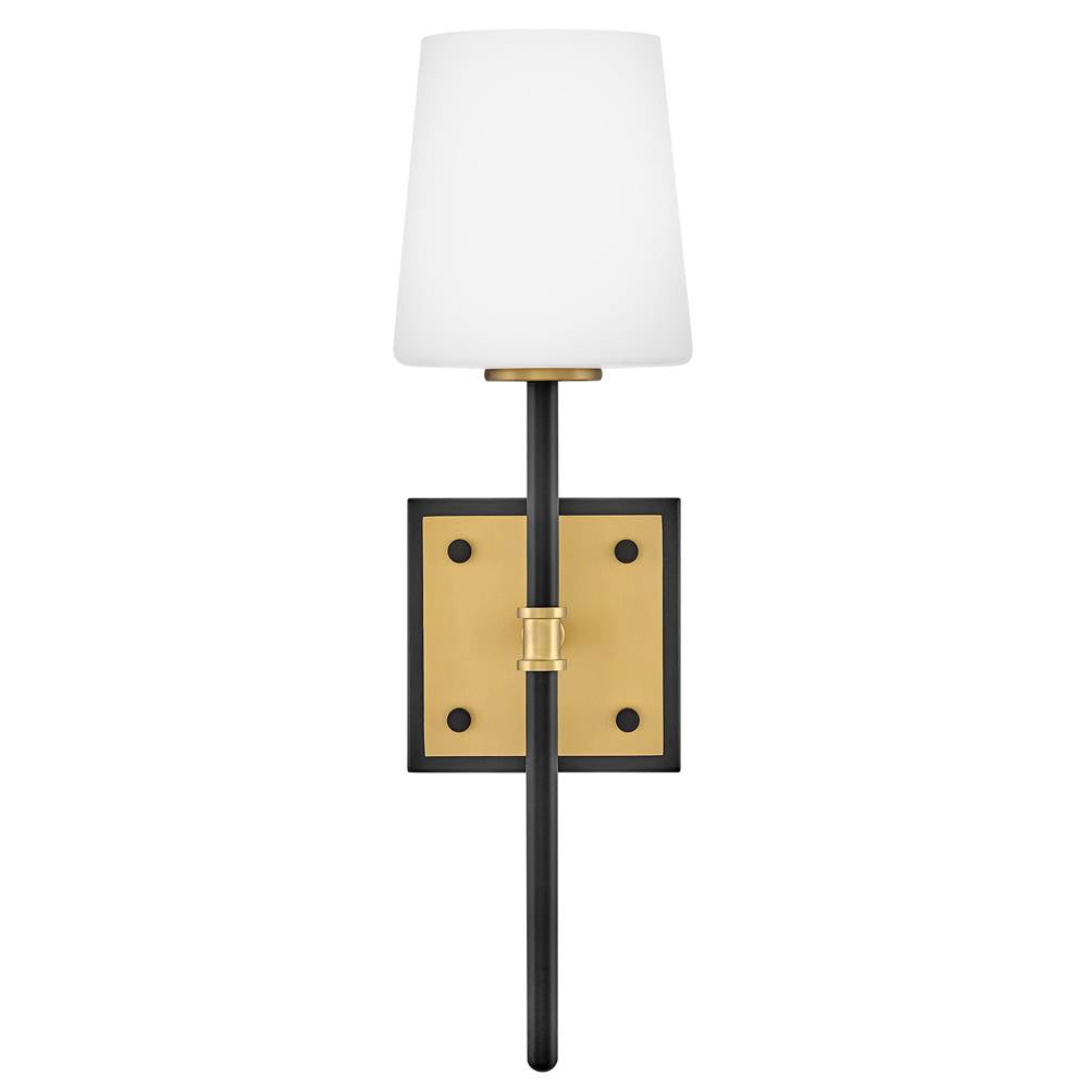 Hinkley Lighting 46950BK-LCB Black Medium Sconce Image 4