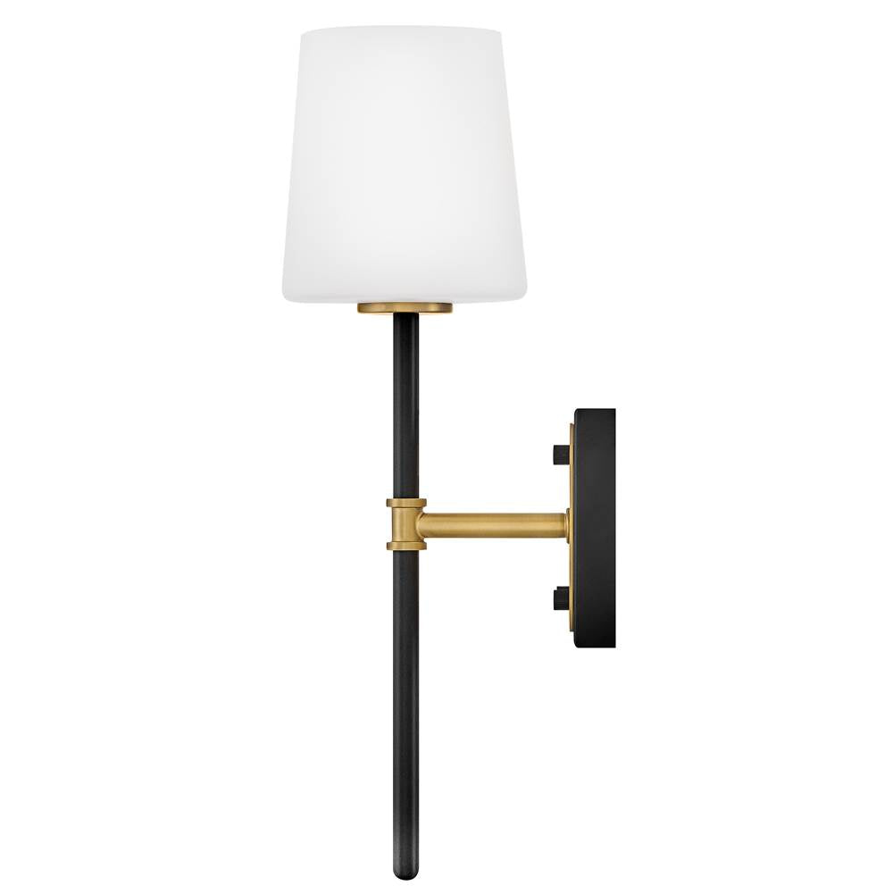 Hinkley Lighting 46950BK-LCB Black Medium Sconce Image 3