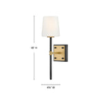 Hinkley Lighting 46950BK-LCB Black Medium Sconce Image 2