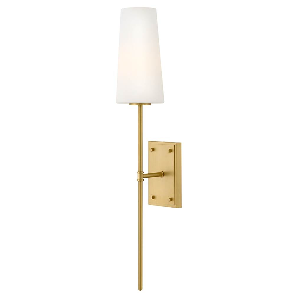 Hinkley Lighting 46951LCB Lacquered Brass Medium Single Light Sconce Image 1