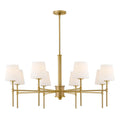 Hinkley Lighting 46956LCB Lacquered Brass Large Chandelier Image 1