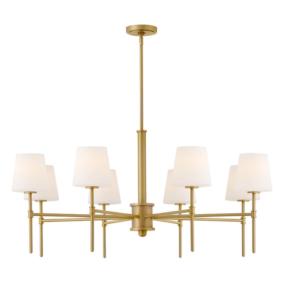 Hinkley Lighting 46956LCB Lacquered Brass Large Chandelier Image 1