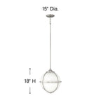 Hinkley Lighting Odeon Medium Orb Pendant