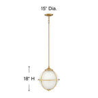 Hinkley Lighting Odeon Medium Orb Pendant