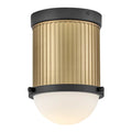 Hinkley Lighting 47591BK-LCB Black Medium Semi-flush Mount Image 1