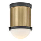 Hinkley Lighting 47591BK-LCB Black Medium Semi-flush Mount Image 1