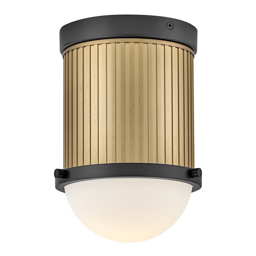 Hinkley Lighting 47591BK-LCB Black Medium Semi-flush Mount Image 1
