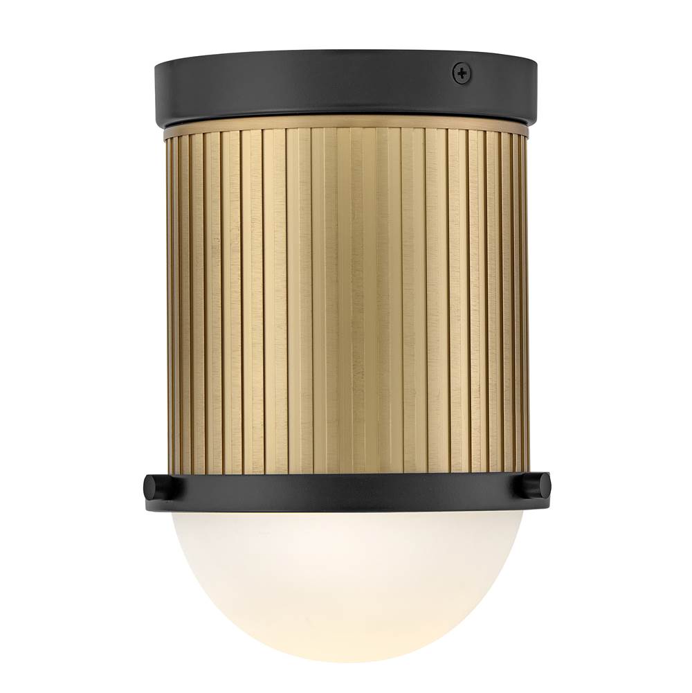 Hinkley Lighting 47591BK-LCB Black Medium Semi-flush Mount Image 2