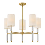 Hinkley Lighting 47615LCB Lacquered Brass Medium Chandelier Image 1