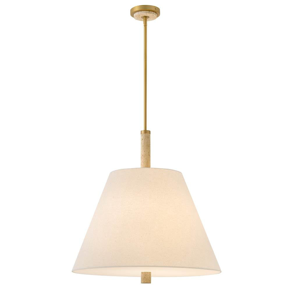 Hinkley Lighting 47724LCB Lacquered Brass Medium Chandelier Image 1