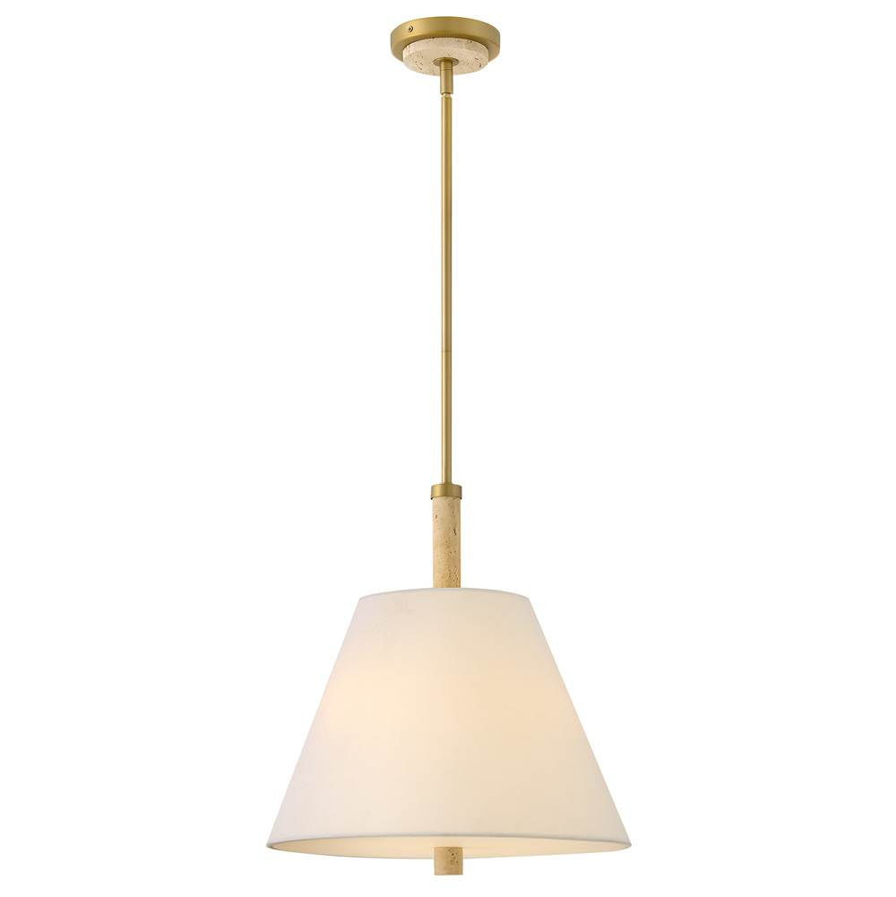 Hinkley Lighting 47727LCB Lacquered Brass Large Pendant Image 1