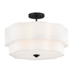 Hinkley Lighting 47733BK Black Medium Semi-flush Mount Image 1