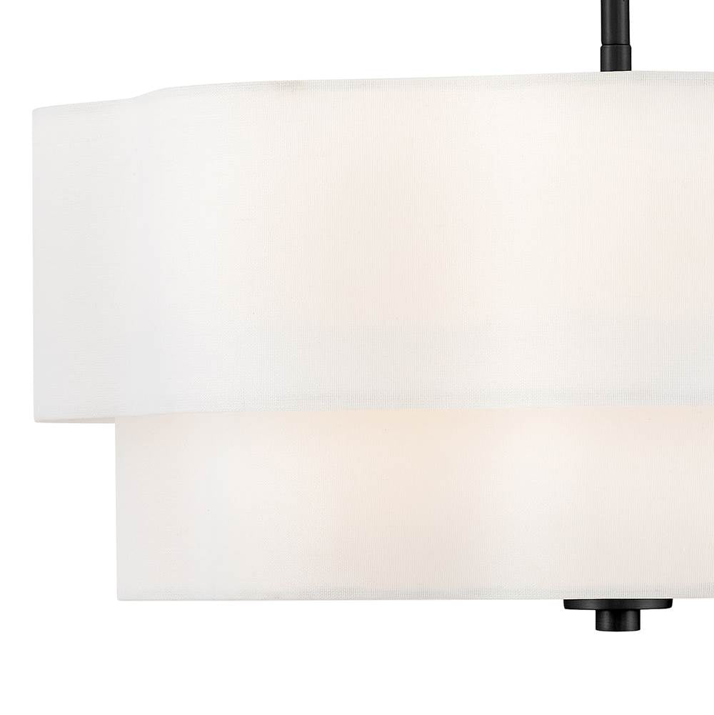 Hinkley Lighting 47733BK Black Medium Semi-flush Mount Image 6