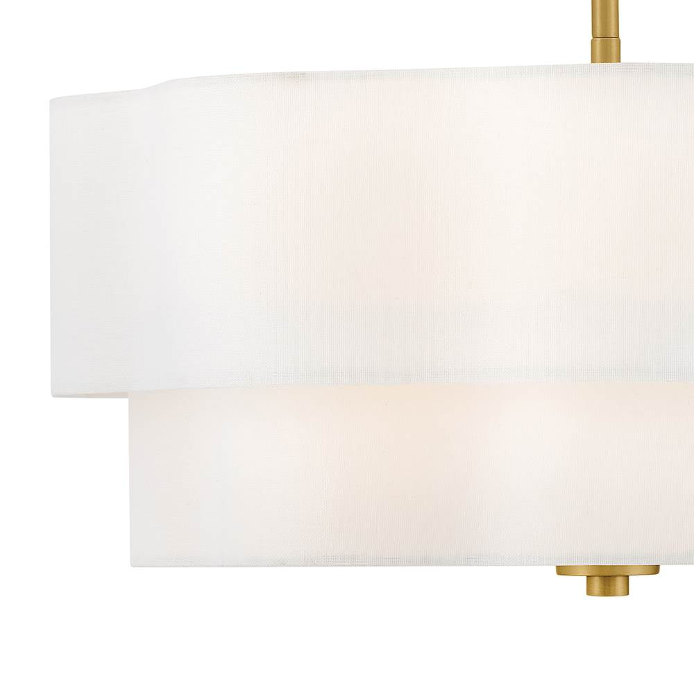 Hinkley Lighting 47733LCB Lacquered Brass Medium Semi-flush Mount Image 6