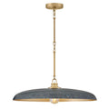 Hinkley Lighting 48165LCB-AV Lacquered Brass Large Dome Chandelier Image 1