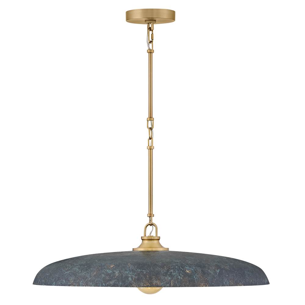 Hinkley Lighting 48165LCB-AV Lacquered Brass Large Dome Chandelier Image 2