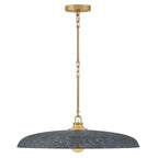 Hinkley Lighting 48165LCB-AV Lacquered Brass Large Dome Chandelier Image 2