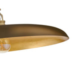 Hinkley Lighting 48165LCB-HZ Lacquered Brass Medium Dome Chandelier Image 6