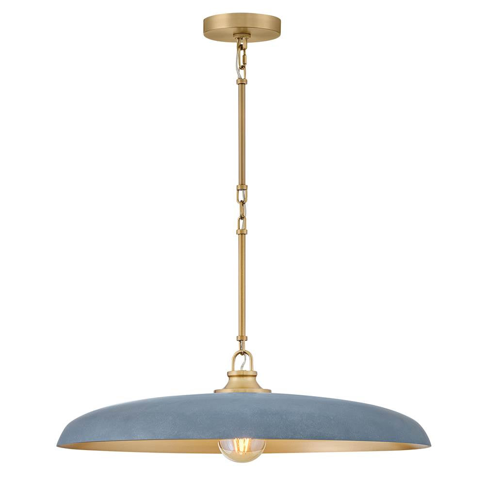 Hinkley Lighting 48165LCB-VTD Lacquered Brass Medium Dome Chandelier Image 1