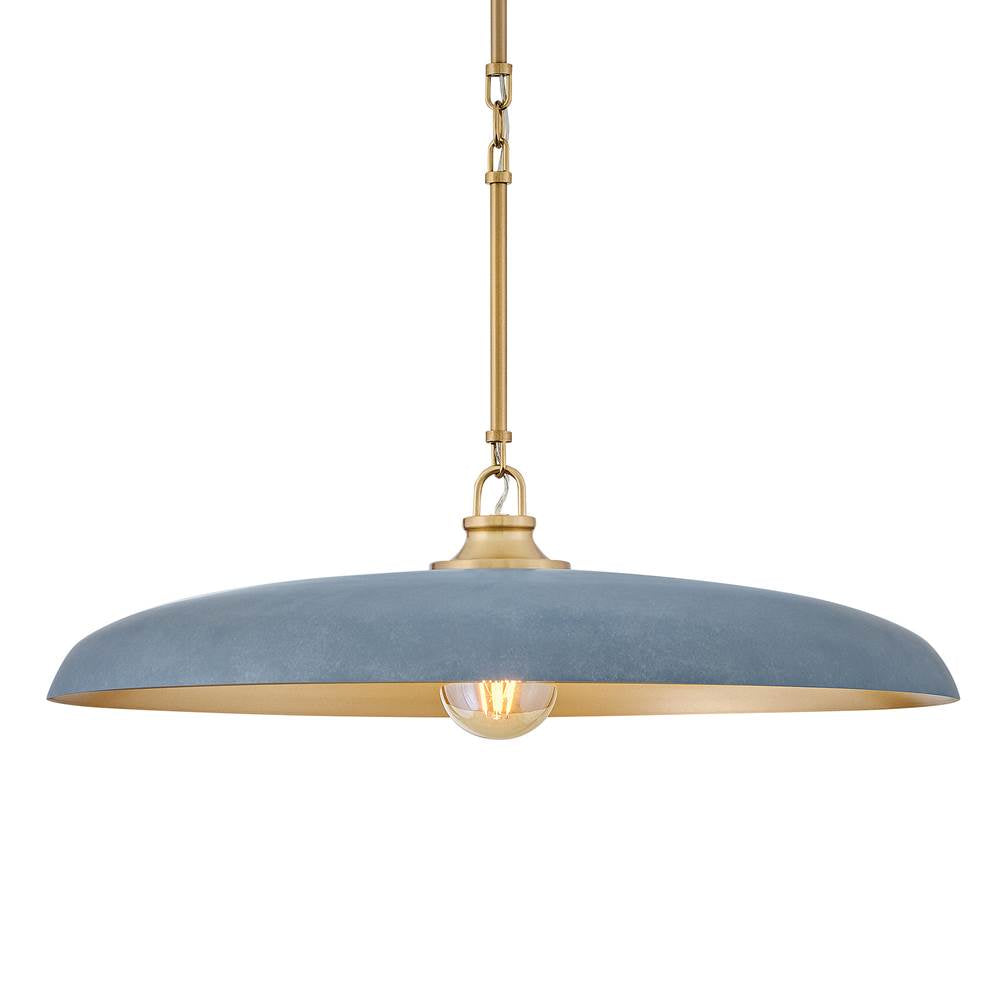 Hinkley Lighting 48165LCB-VTD Lacquered Brass Medium Dome Chandelier Image 5
