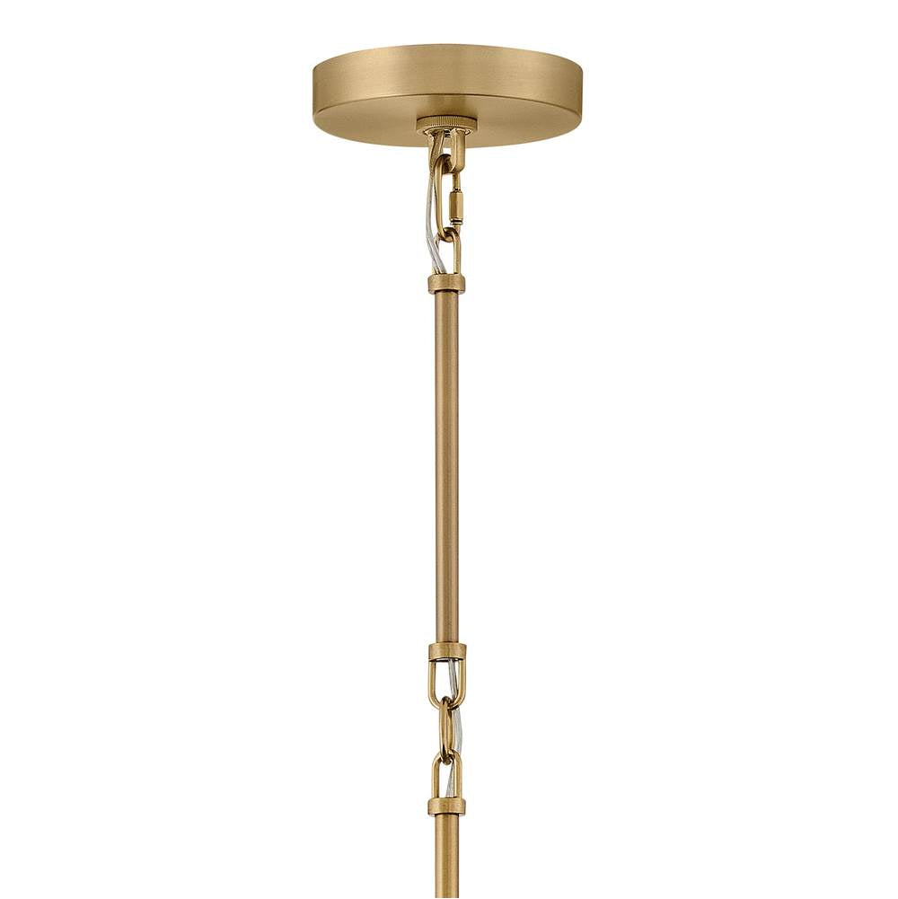 Hinkley Lighting 48165LCB-VTD Lacquered Brass Medium Dome Chandelier Image 4