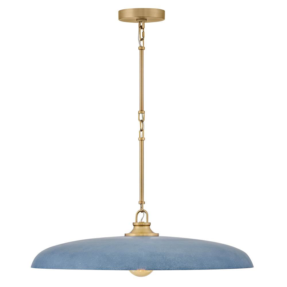 Hinkley Lighting 48165LCB-VTD Lacquered Brass Medium Dome Chandelier Image 2