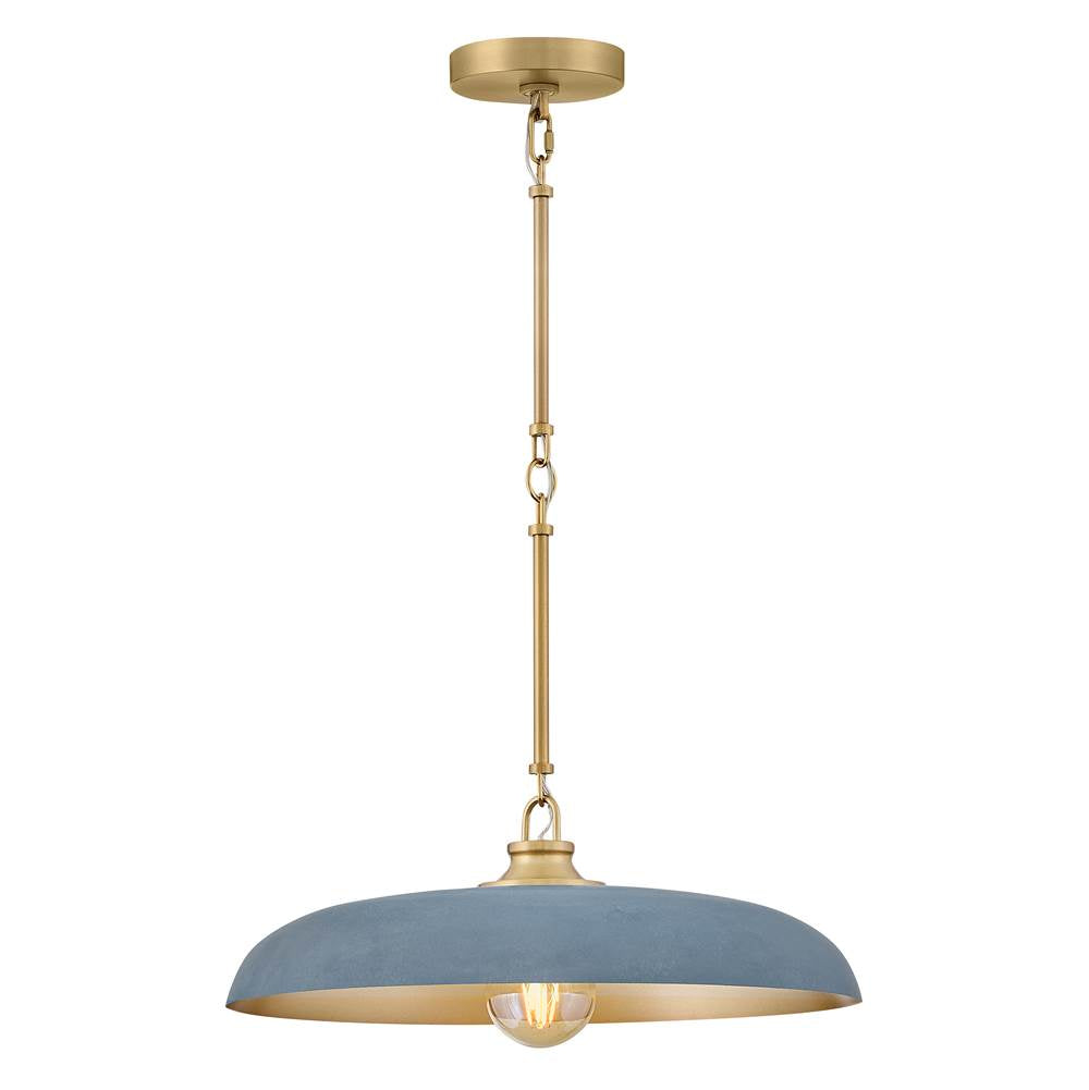 Hinkley Lighting 48167LCB-VTD Lacquered Brass Large Dome Pendant Image 1