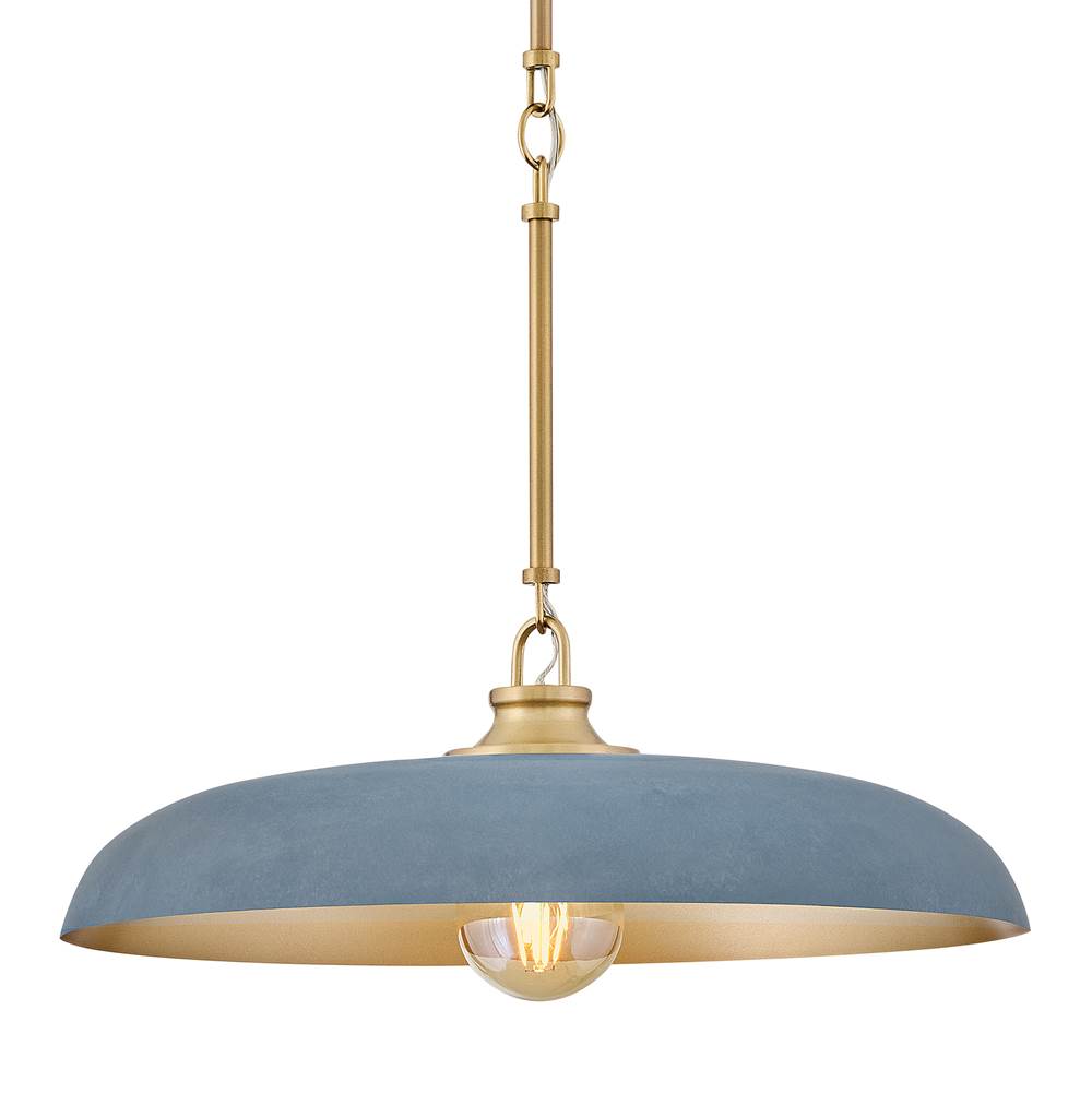 Hinkley Lighting 48167LCB-VTD Lacquered Brass Large Dome Pendant Image 5