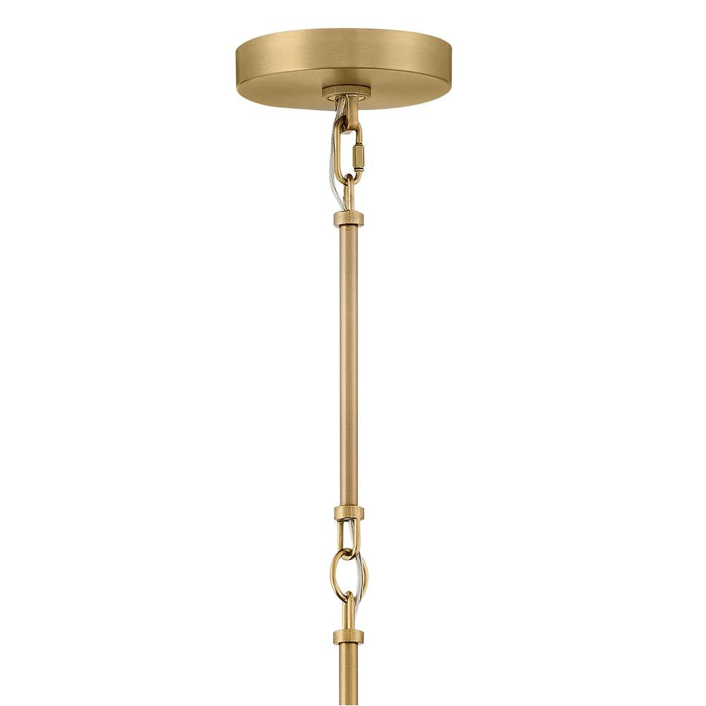 Hinkley Lighting 48167LCB-VTD Lacquered Brass Large Dome Pendant Image 4