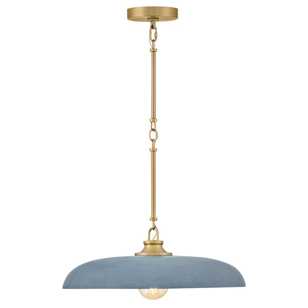 Hinkley Lighting 48167LCB-VTD Lacquered Brass Large Dome Pendant Image 2