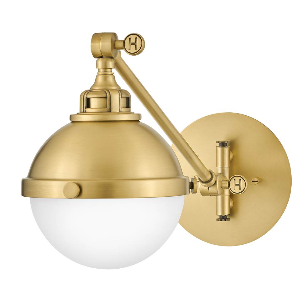 Hinkley Lighting 4830SA Satin Brass Small Single Light Sconce Image 5