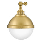 Hinkley Lighting 4830SA Satin Brass Small Single Light Sconce Image 4