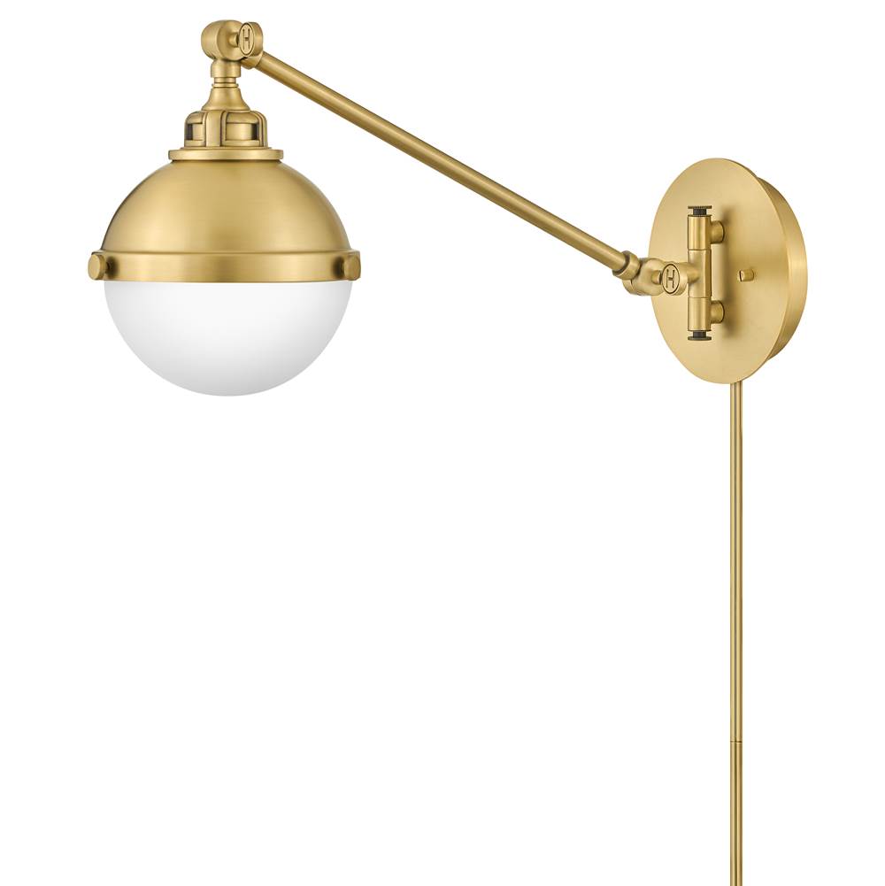 Hinkley Lighting 4830SA Satin Brass Small Single Light Sconce Image 3