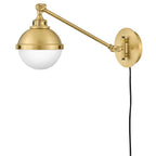 Hinkley Lighting 4830SA Satin Brass Small Single Light Sconce Image 2