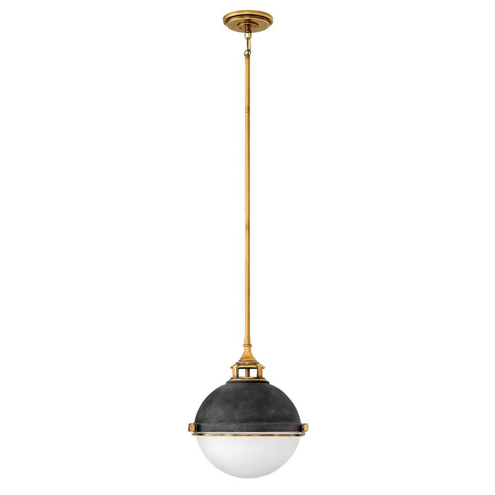 Hinkley Lighting 4834DZ Aged Zinc Small Pendant Image 1
