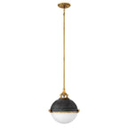 Hinkley Lighting 4834DZ Aged Zinc Small Pendant Image 1