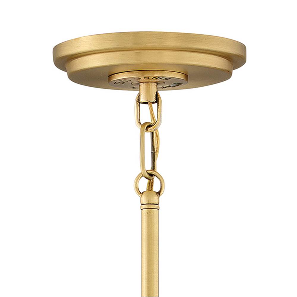 Hinkley Lighting 4834SA Satin Brass Small Pendant Image 2