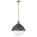 Hinkley Lighting 4835DZ Aged Zinc Medium Orb Image 1