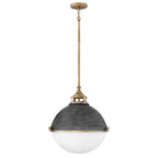 Hinkley Lighting 4835DZ Aged Zinc Medium Orb Image 1